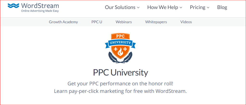 WordStream - PPC Course