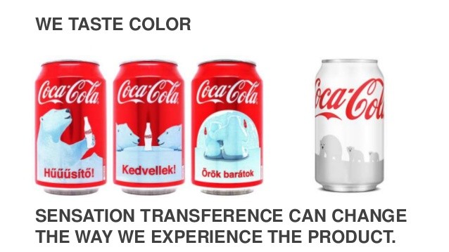 Sensation transference example